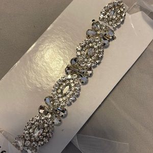 David’s Bridal crystal sash